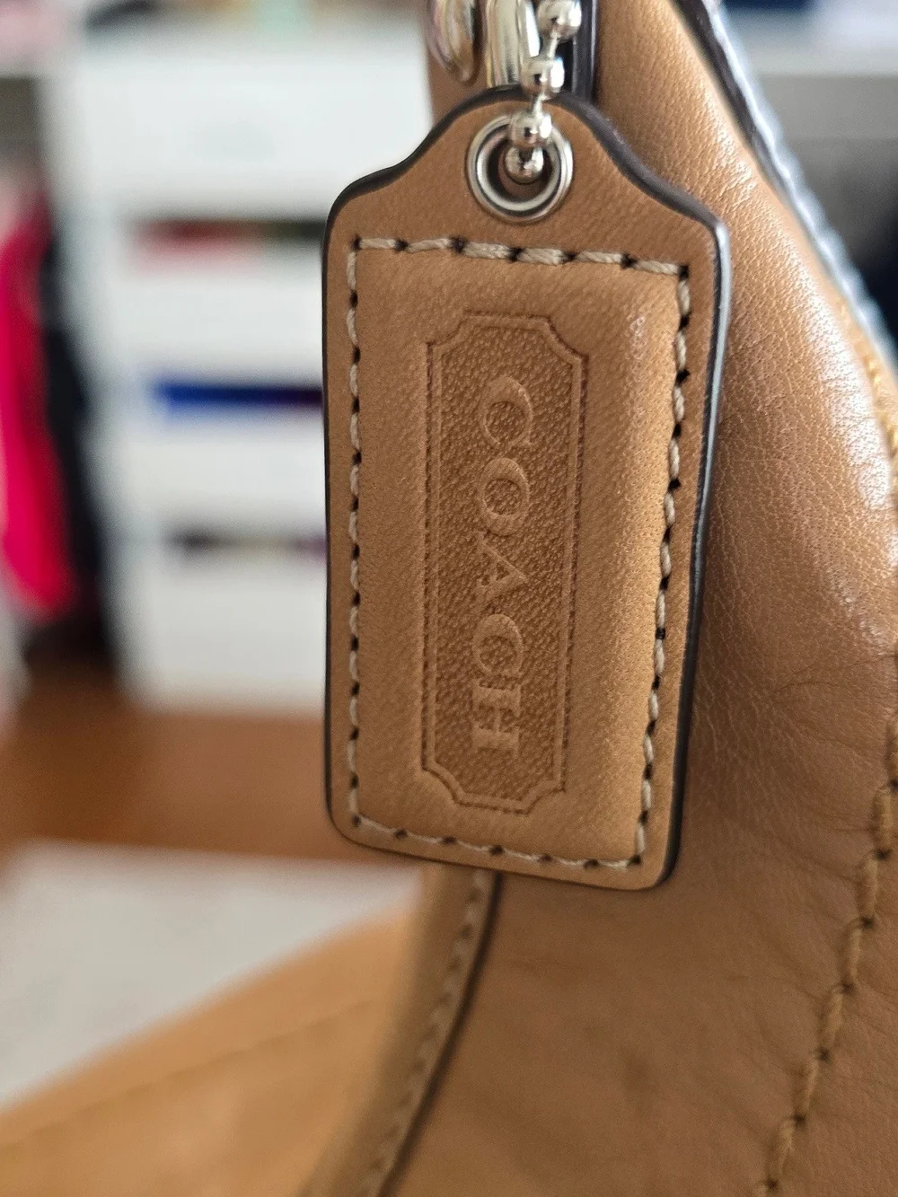 Coach Y2K Tan Leather Hobo-Soho Shoulder Bag